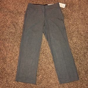 NWT size 12 Gray Dana Buchanan Curvy Trouser